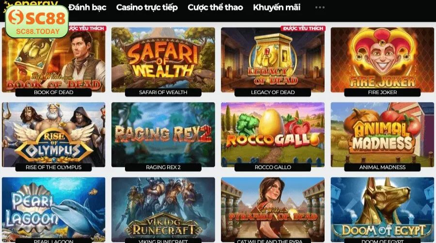 Kho trò chơi phong phú của Play'n GO